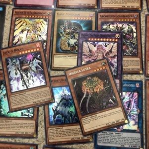 Dark Magician + 200 Yugioh Cards!